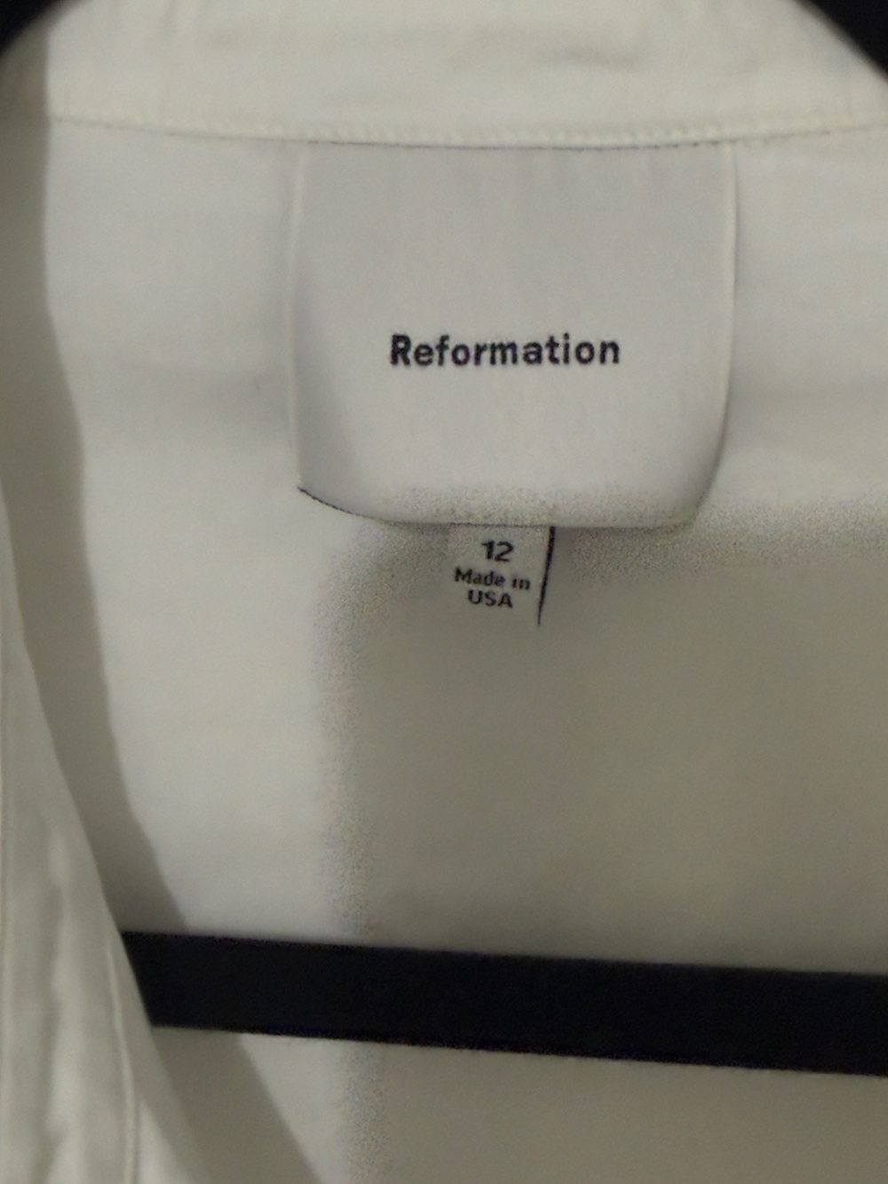 Reformation witchery seam detail maxi shirt dress size 12 cotton! - Picture 3 of 10